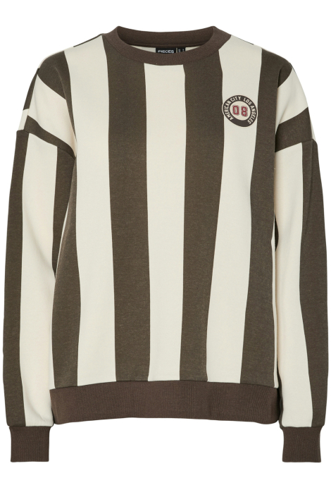 Pieces bruine dames sweater