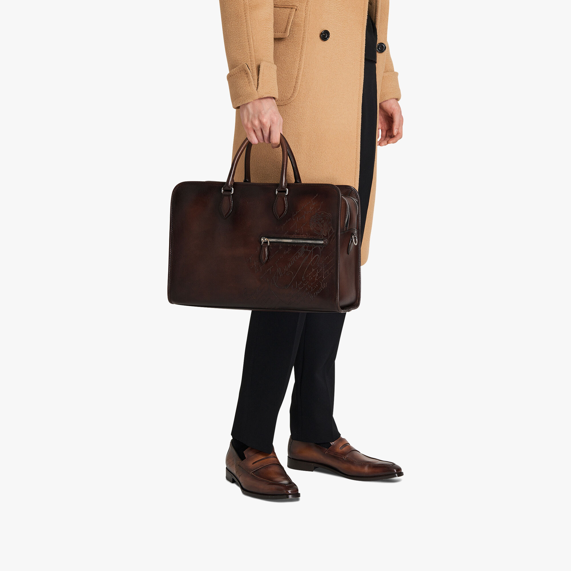 Cartable F088 En Cuir Scritto