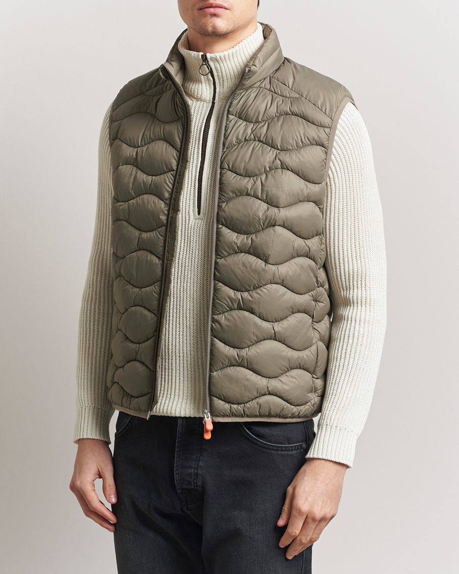 Save The Duck Tide Lightweight Padded Vest Elephant Grey
