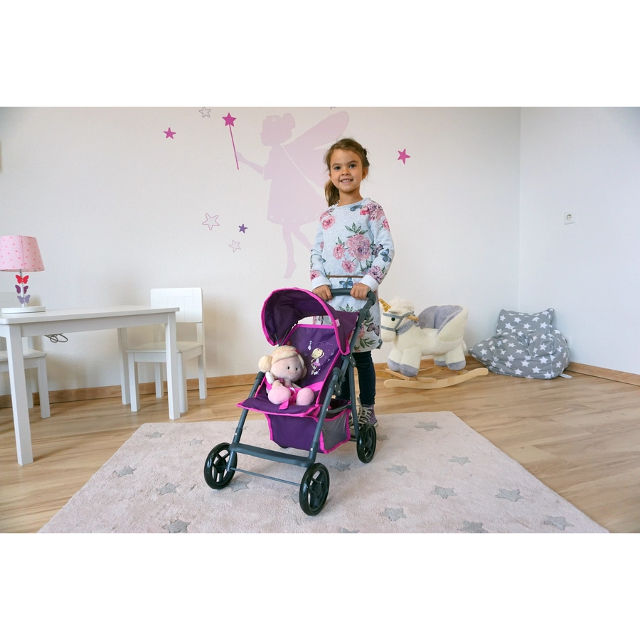 knorr toys® Puppenbuggy Liba NICI Miniclara lila