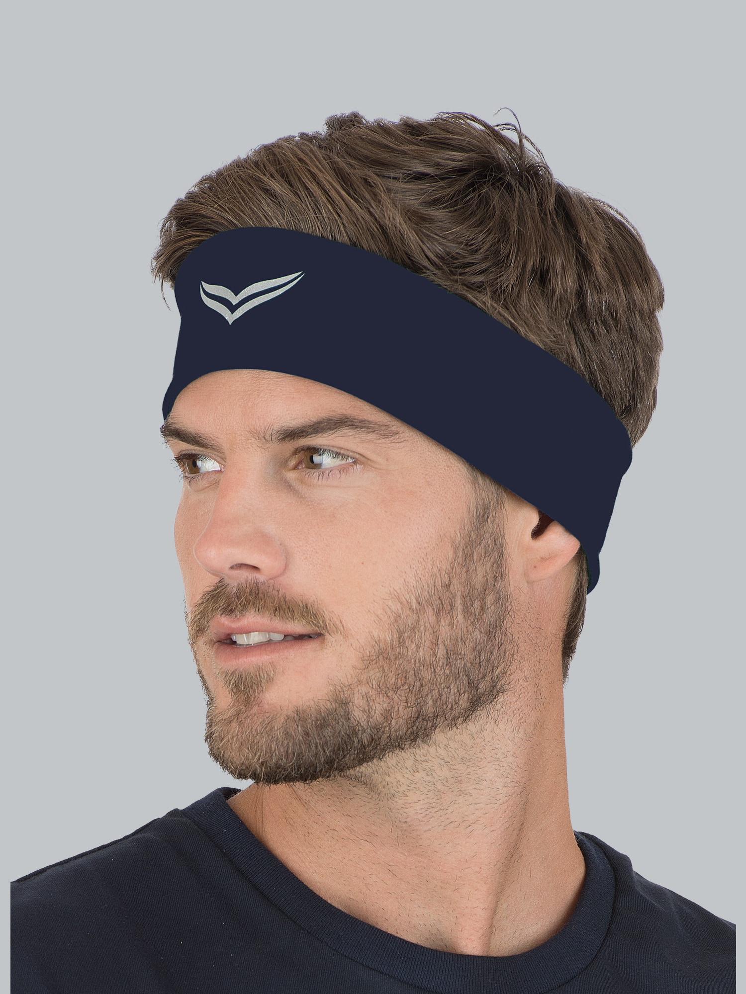 Haar-/Stirnband Navy