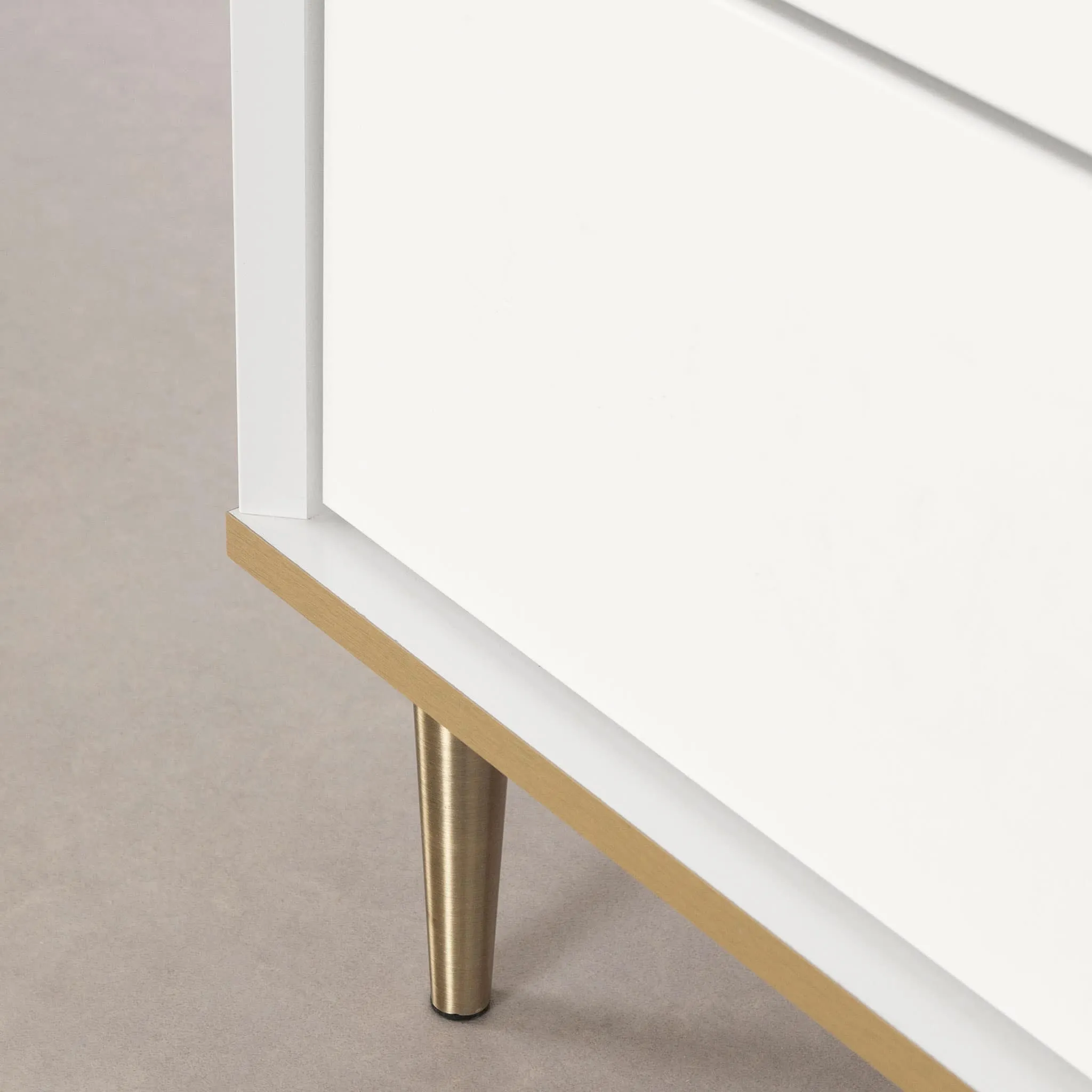 South Shore Table à langer avec tiroirs et rangement ouvert - Dylane Blanc solide
