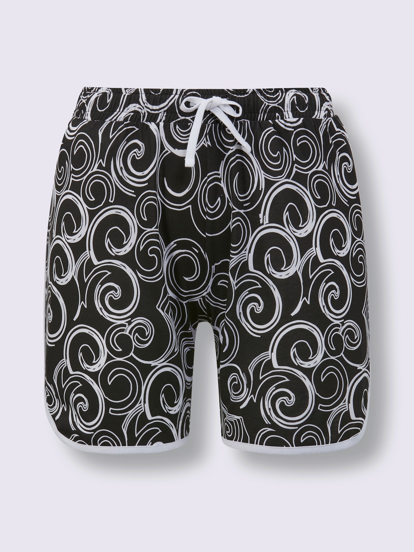 Pyjamas courts jersey fin