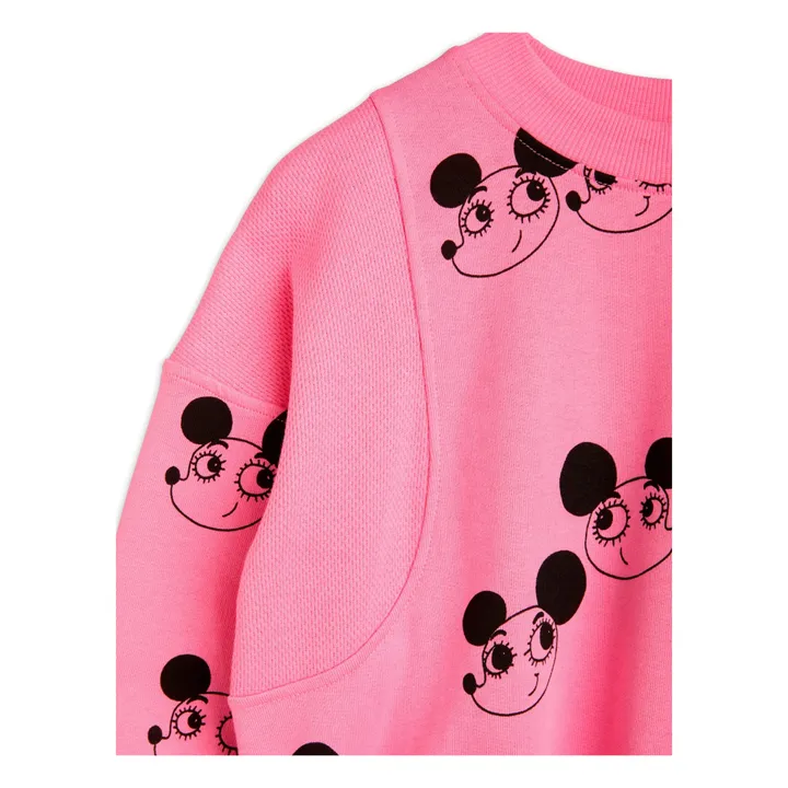 Mini Rodini Sweat Coton Bio Ritzrats | Rose