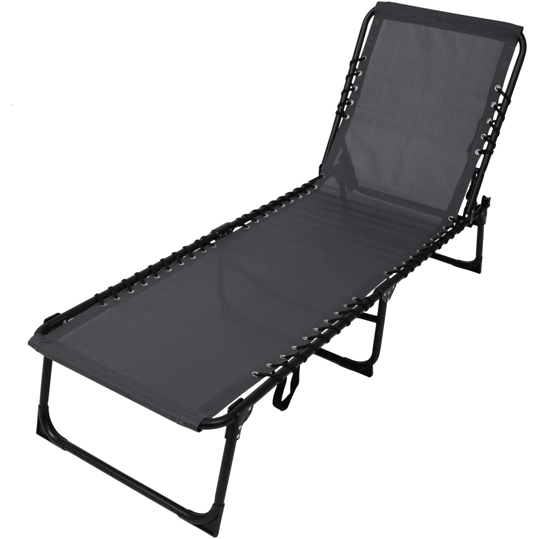 Chaise longue pliable