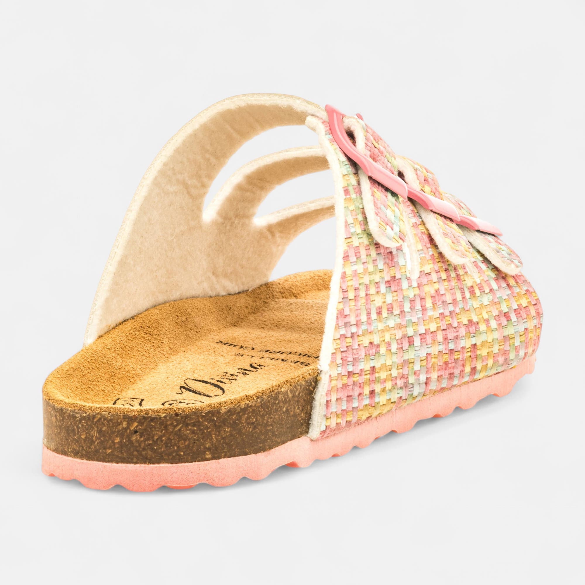 Nu-pieds Fille rose