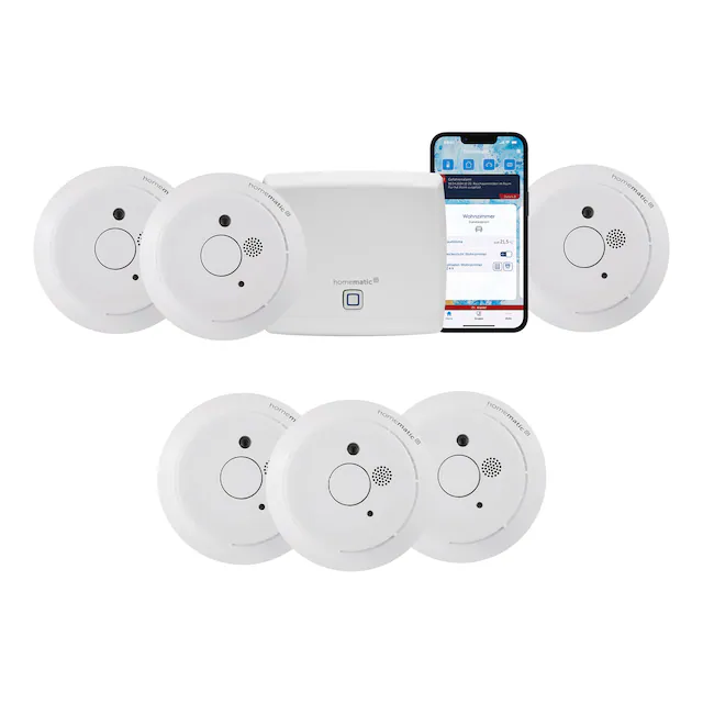 Homematic IP Rauchmelder »Starter Set Rauchwarnmelder + 3x Rauchwarnmelder«