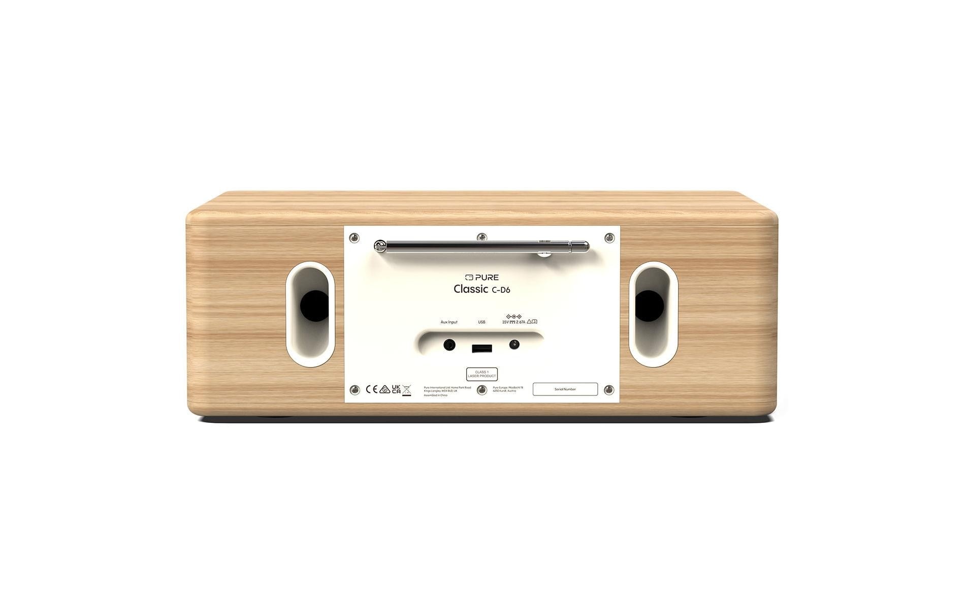 Pure Digitalradio (DAB+) »Classic C-D6 Eiche/Weiss« (Bluetooth Digitalradio (DAB+) | FM-Tuner )