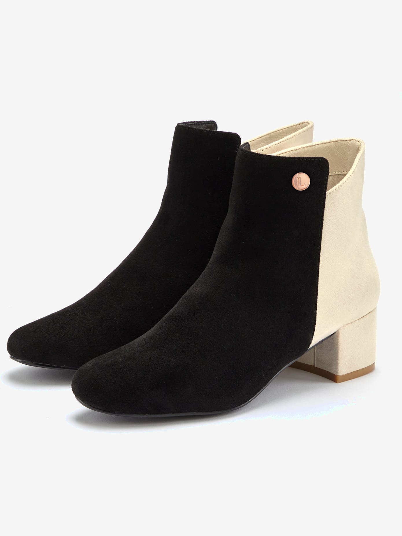 Bottines talon bottier confortable d'env. 4,5 cm