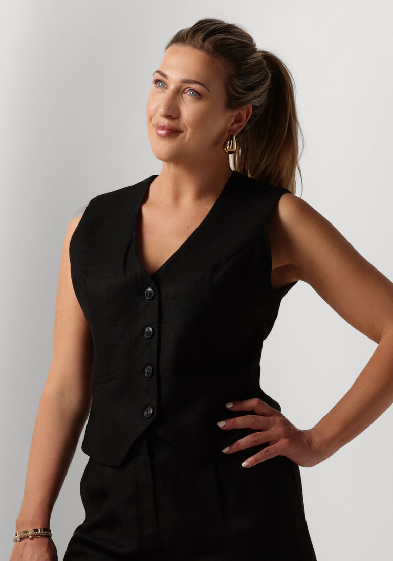 OMODA ATELIER zwarte omoda atelier gilet x bo