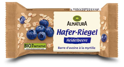 Alnatura BIO Hafer Riegel Heidelbeere