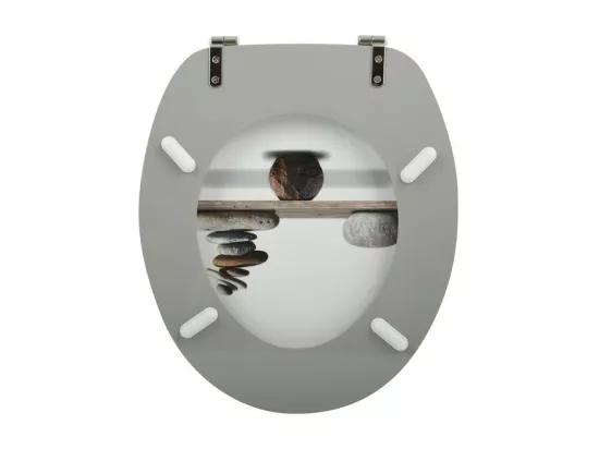 Abattant wc MDF SPIRIT - Charnières Inox MSV