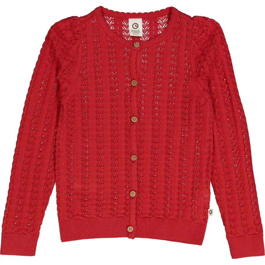 Müsli Strickjacke Applered
