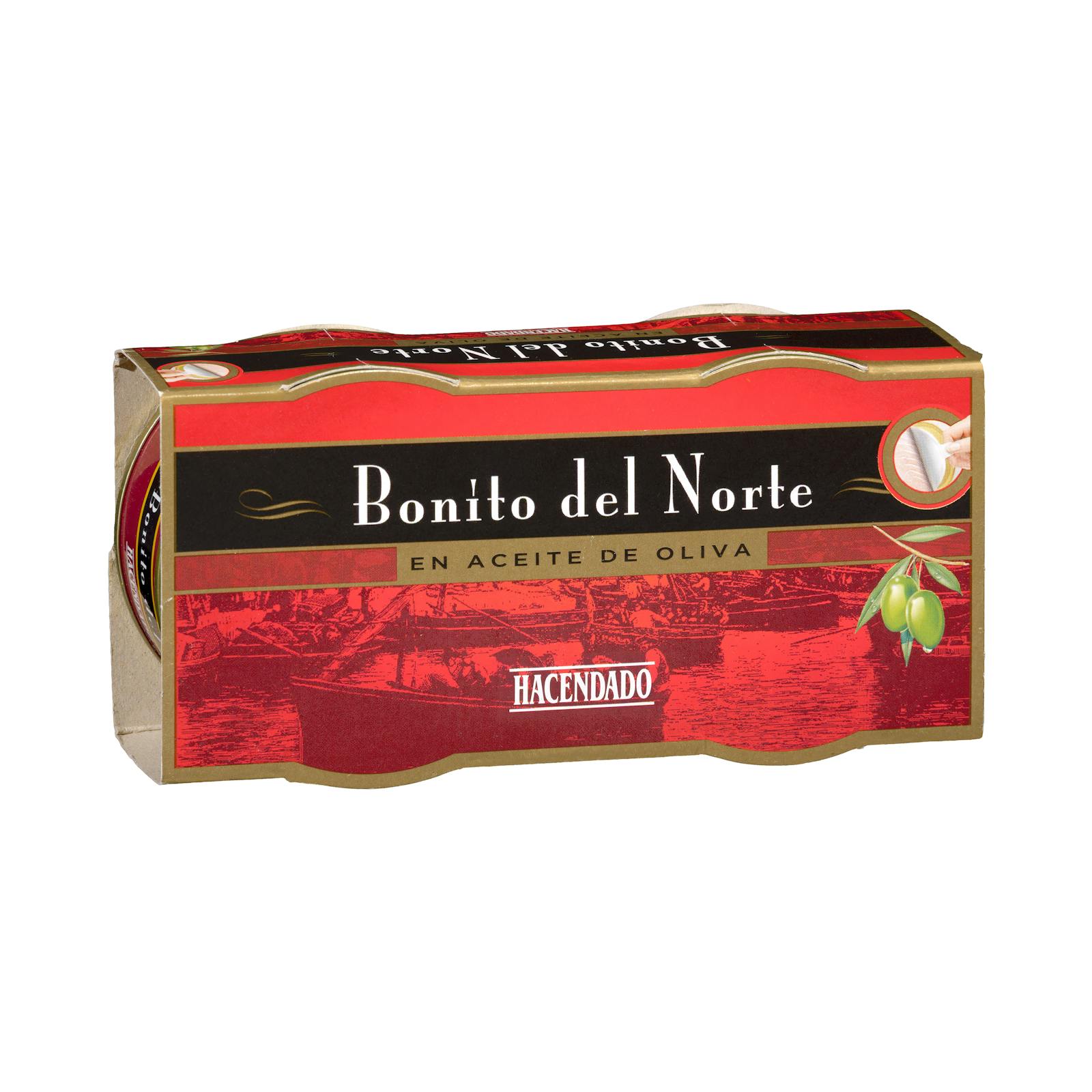 Bonite du Nord à l'huile d'olive Hacendado