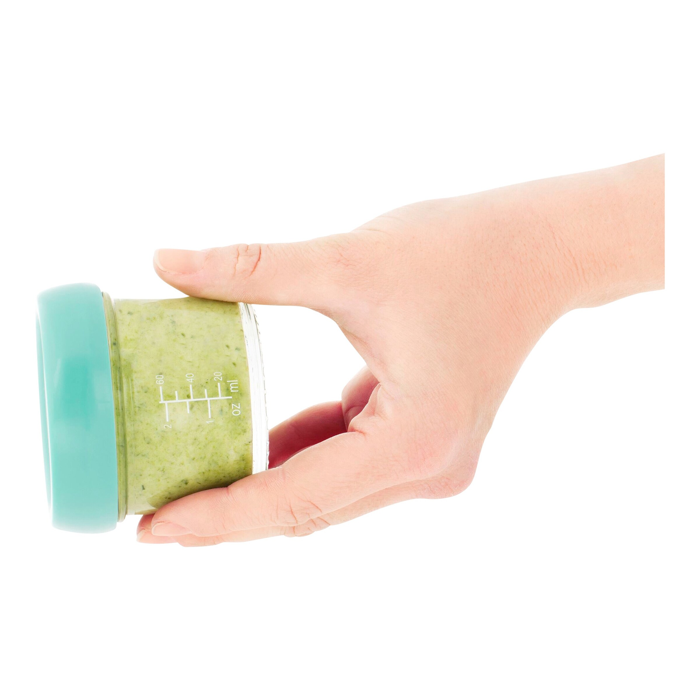 Babymoov 8er-Pack Aufbewahrungsbecher Glas