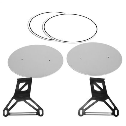 Plaques latérales Barracuda kit complet (support et Plaques numéro)