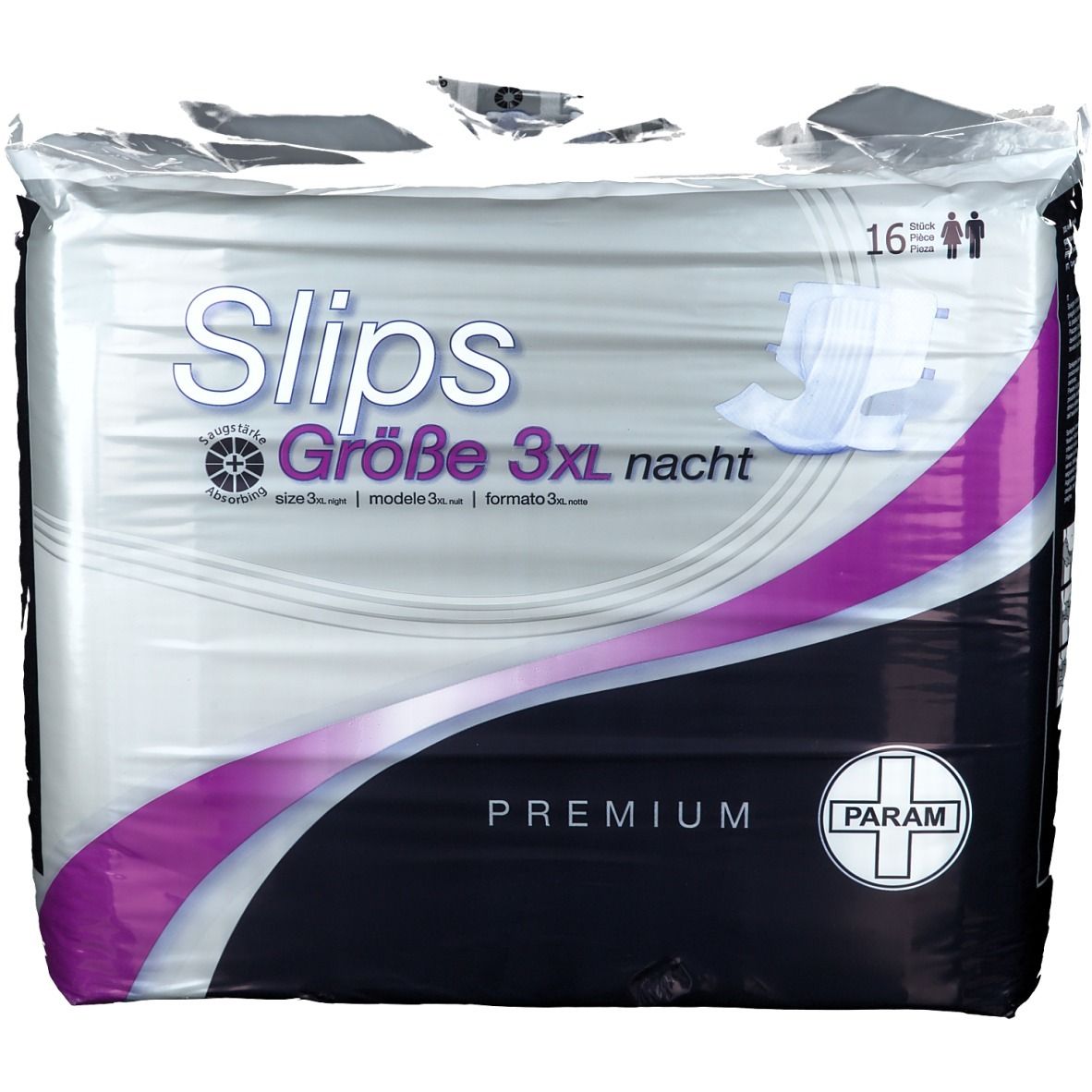 PARAM Slip Premium Größe 3 Nacht