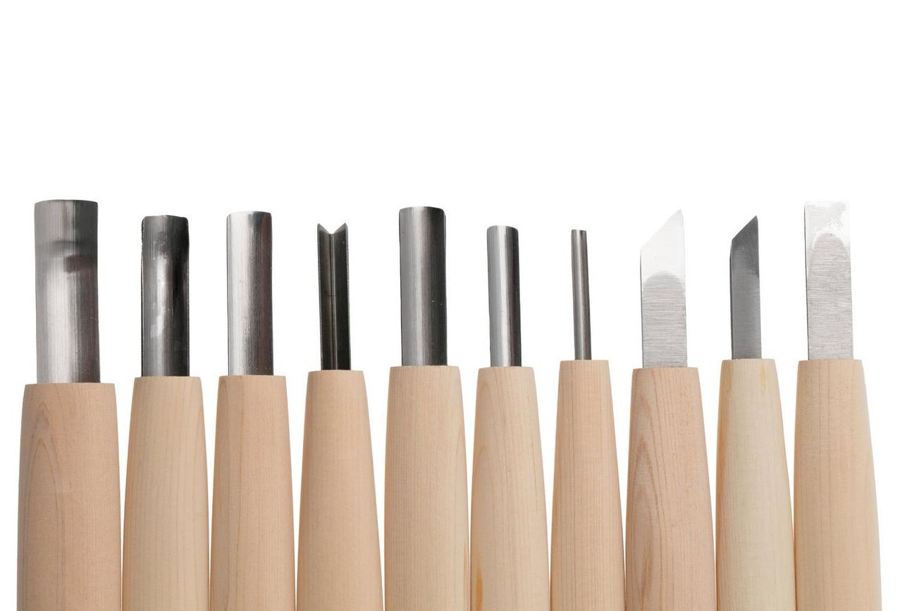 Yoshiharu Mitomoto Woodcarving Knife set YSH-117 Japanese houtsnijmessen, set van 10
