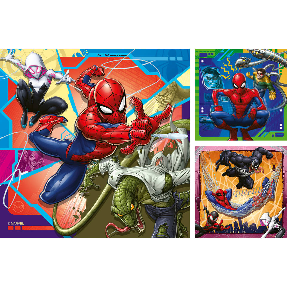 Ravensburger Spider-Man puzzelset - 3 x 49 stukjes