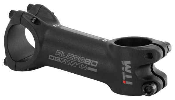 POTENCE ROUTE-VTT ITM ALCOR NOIR DECO MAT REVERSIBLE 31 8 ANGLE 10° L 70mm 164g