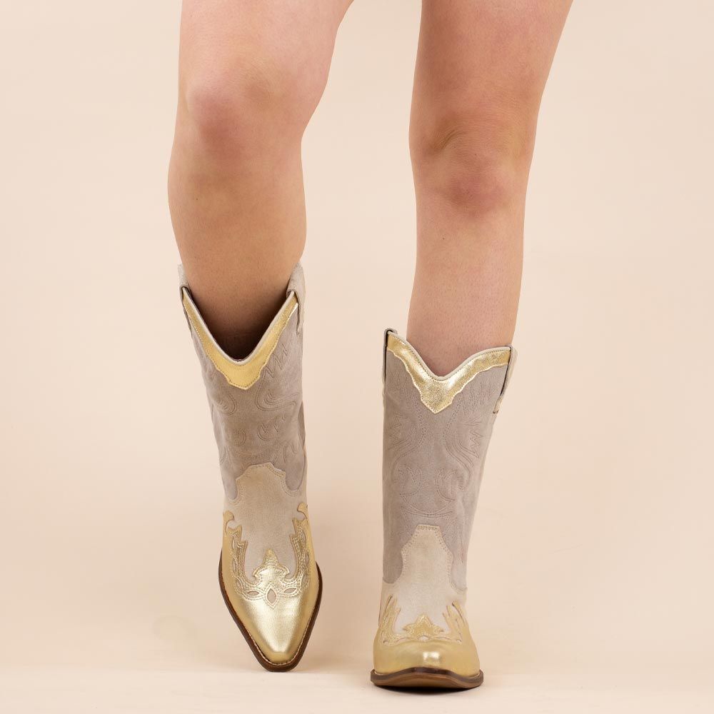 DWRS cowboylaarzen 1324 Sierra sand suede