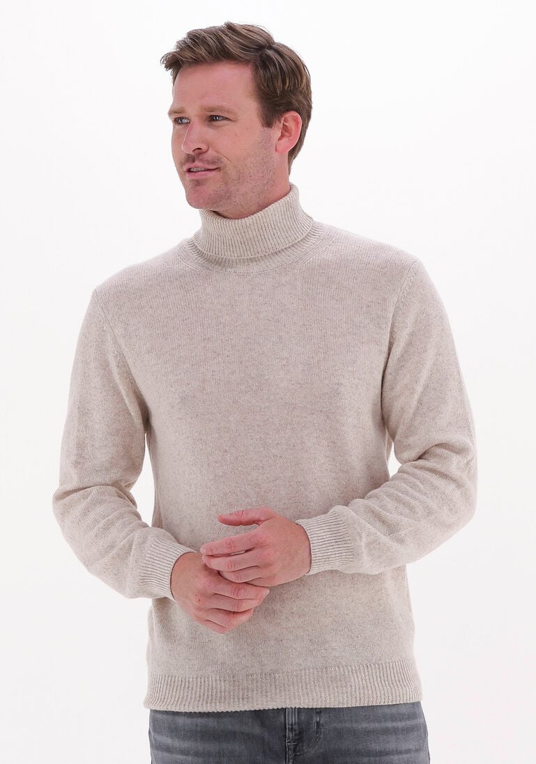 PROFUOMO beige profuomo coltrui pullover heavy roll neck