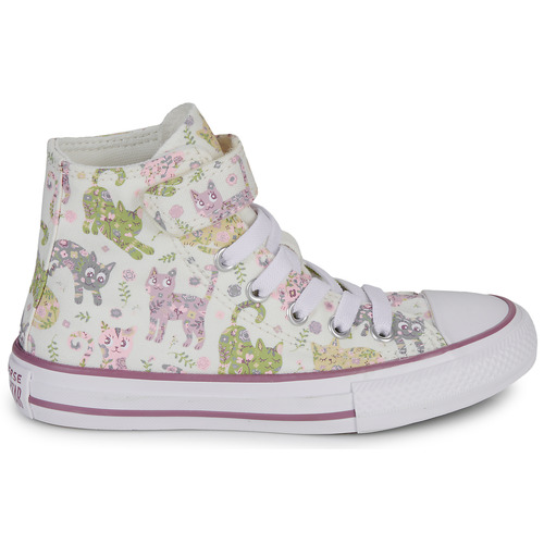 Converse - CHUCK TAYLOR ALL STAR EASY-ON FELINE FLORALS - Blanc / Multicolore