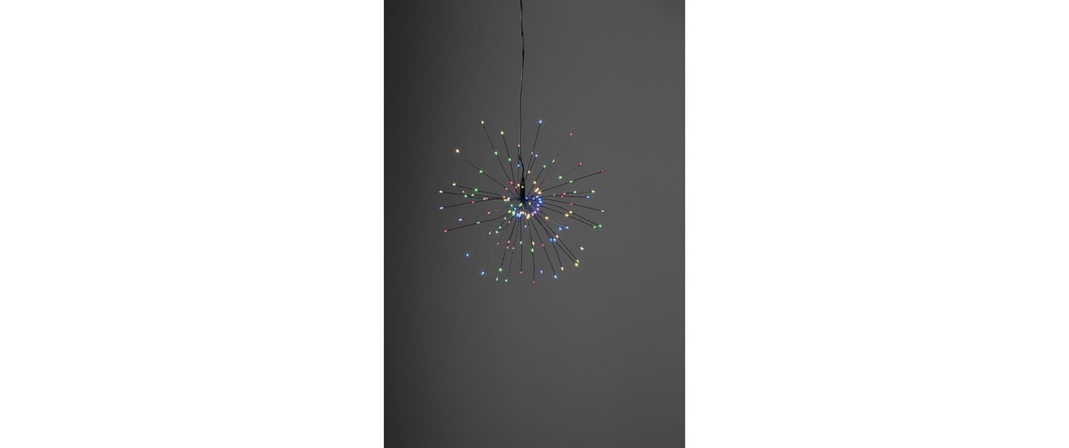 Hänger Firework, 120 LED, 26 cm, indoorHängedekoration in Feuerwerksform