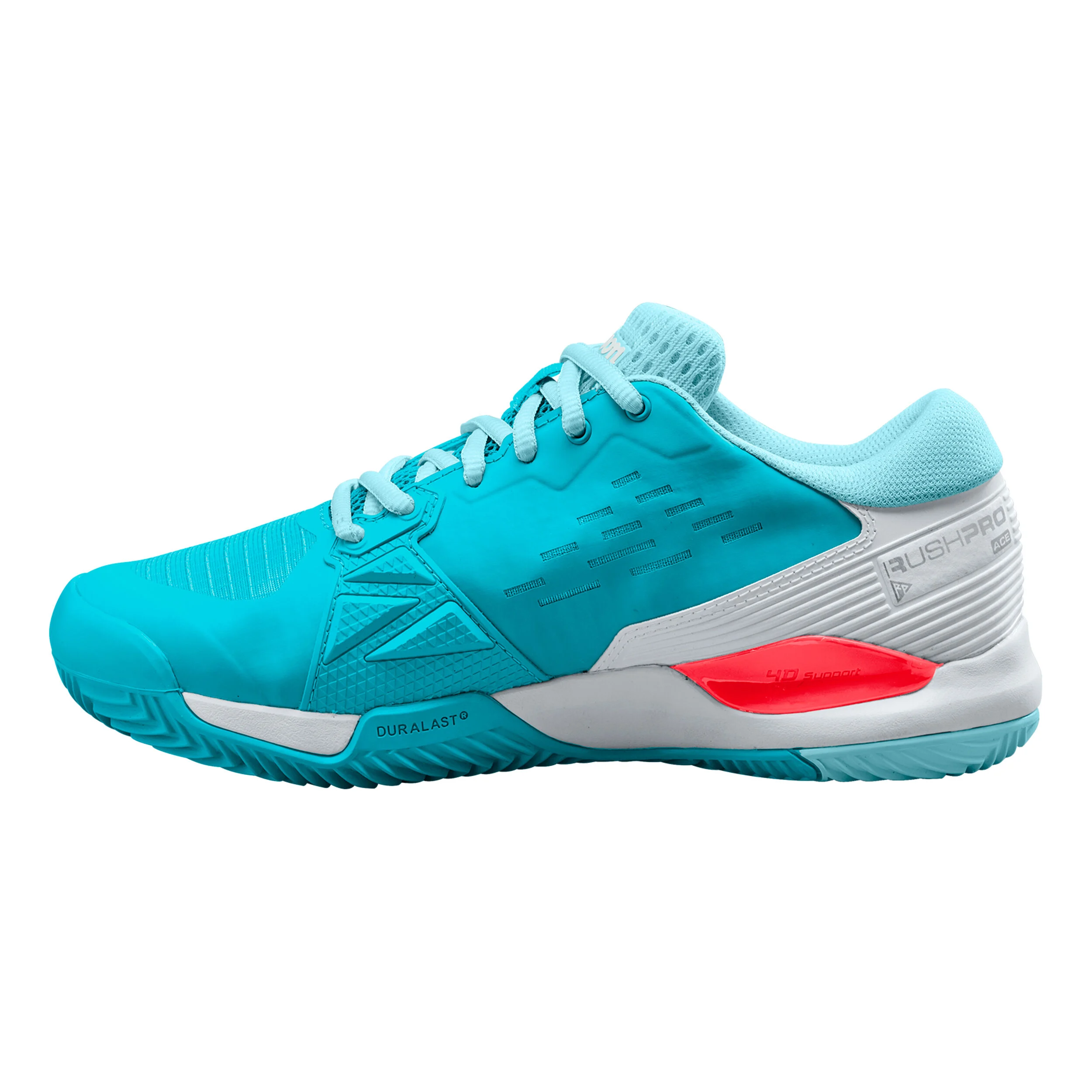 Wilson Rush Pro ACE Chaussure Terre Battue Femmes - Turquoise , Blanc