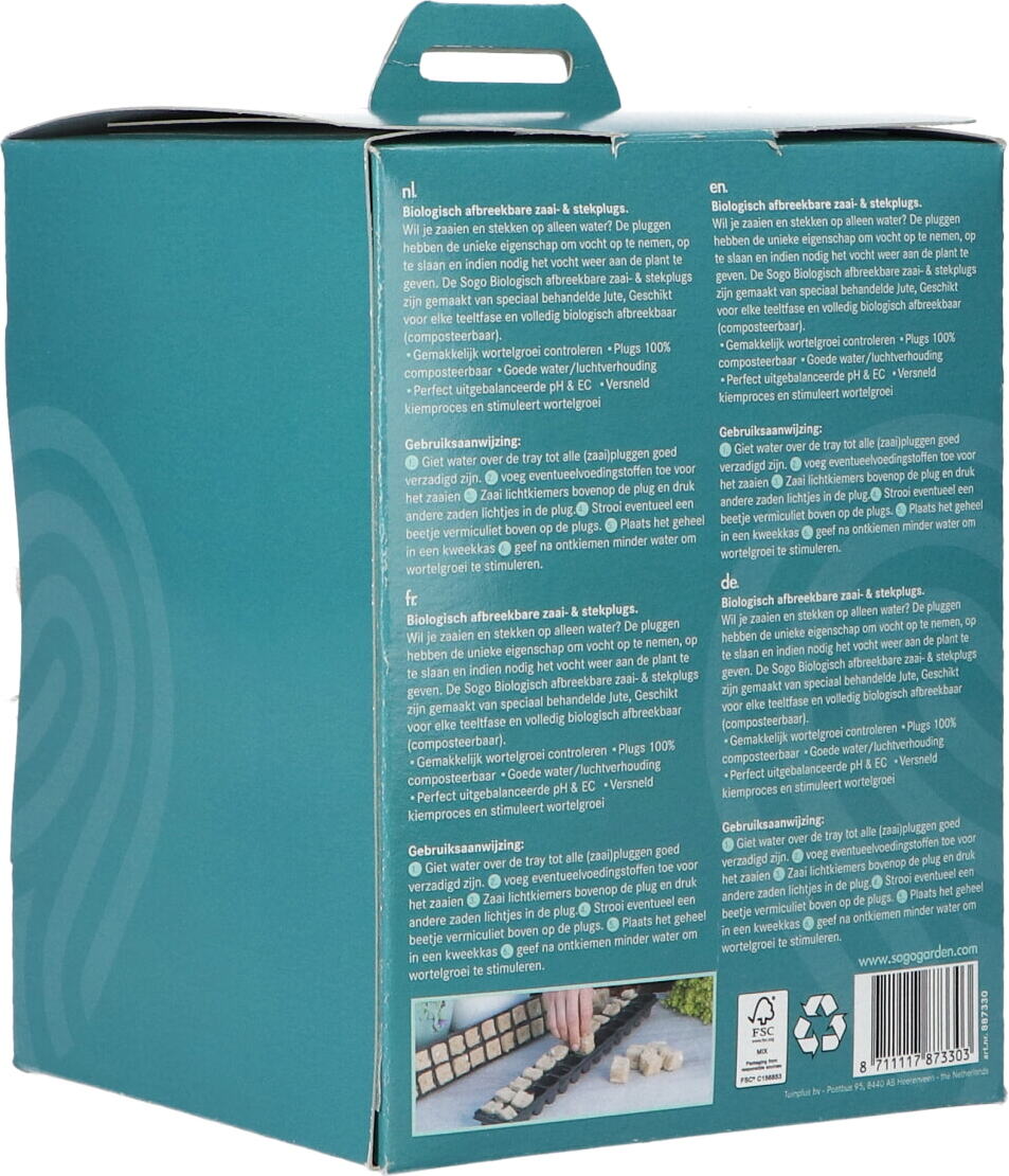 Sogo Garden biologische zaai en stek plugs 78st