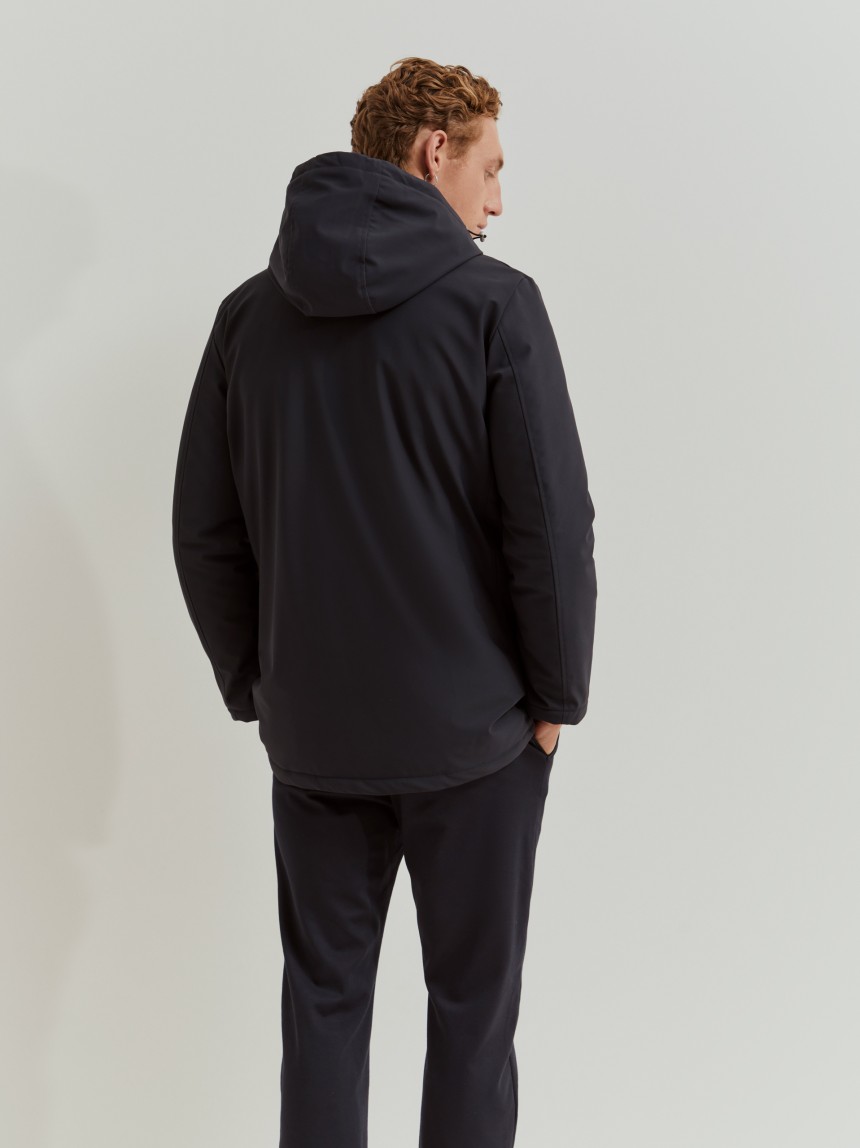 Parka acolchoada com capuz