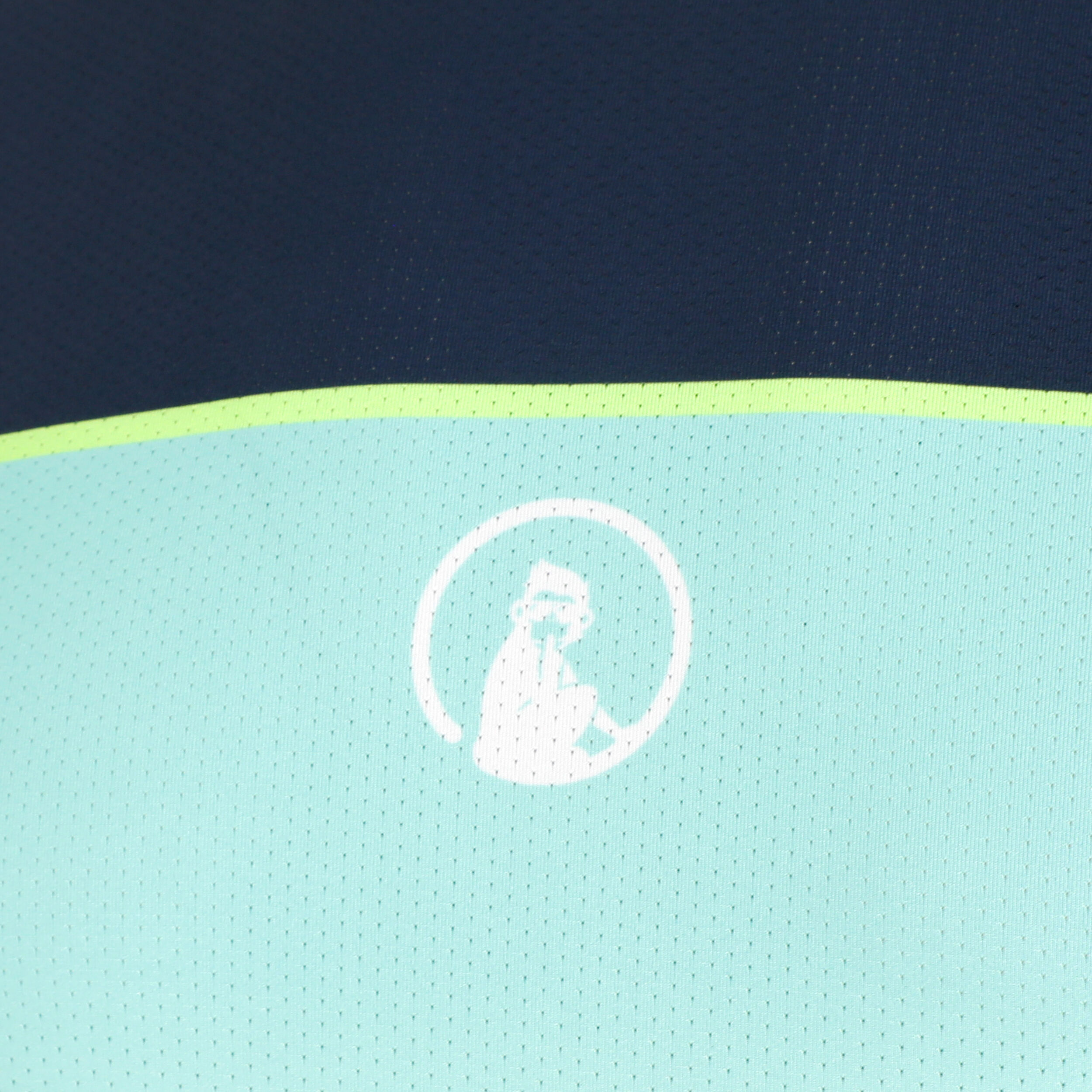 Quiet Please Wild Receiver Faded T-shirt Hommes - Bleu Foncé , Multicouleur
