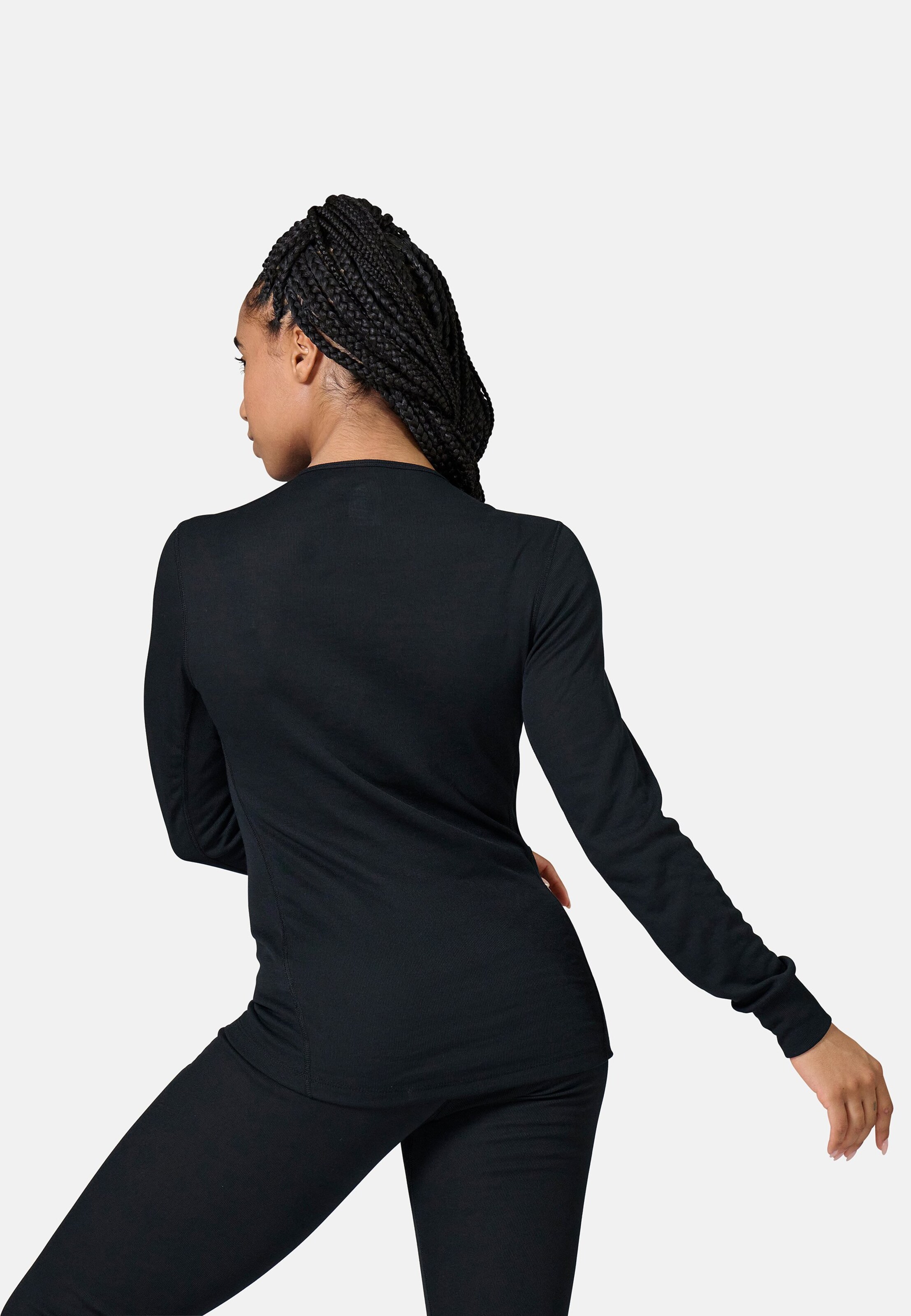 Active Warm Base layer Set in black