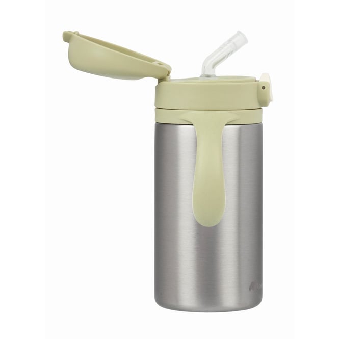 Bebeconfort - Thermobecher mit Strohhalm 280ml - grün