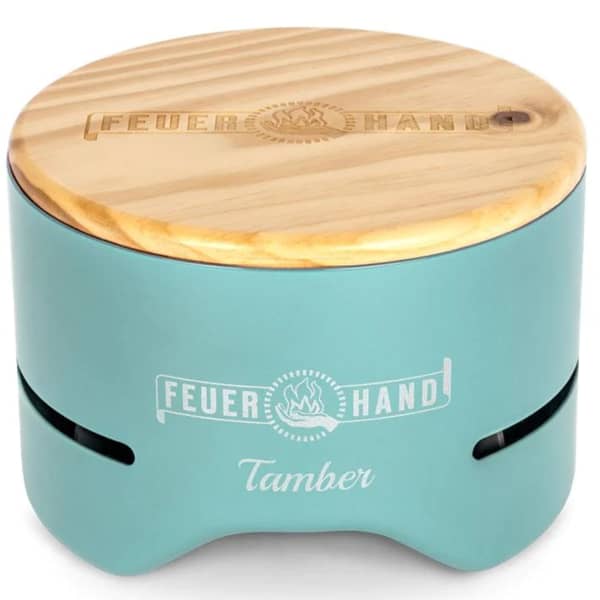 Réchaud à gaz randonnée FEUERHAND BARBECUE DE TABLE TAMBER LIGHT GREEN