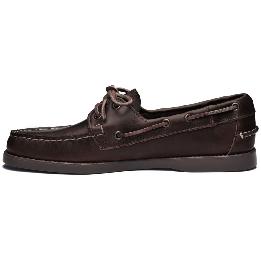 DOCKSIDES PORTLAND WAXED Dark Brown Gum