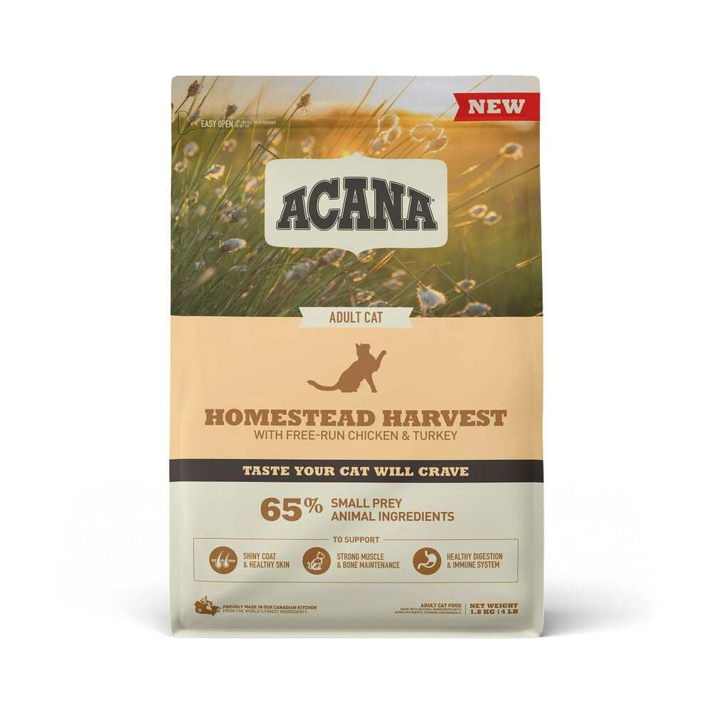 Acana Homestead Harvest Cat - Kattenvoer - 1.8 Kilogram - kalkoen, kip