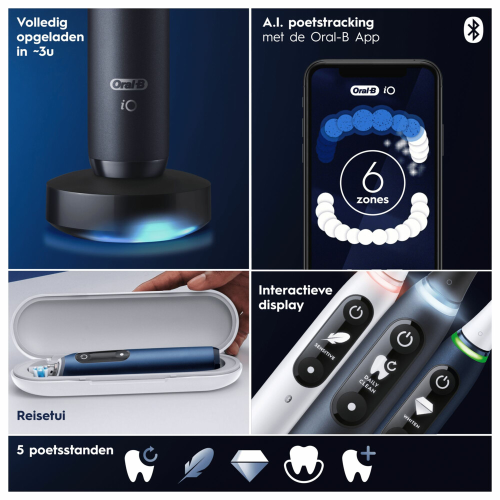 Oral-B Elektrische Tandenborstel iO 7N Blauw