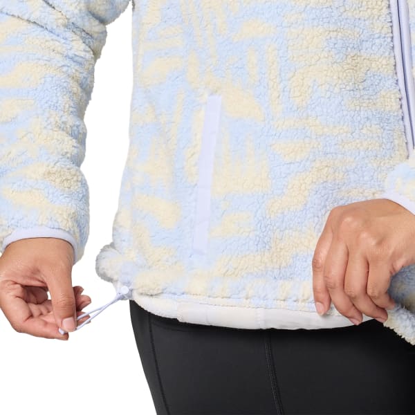 Veste polaire COLUMBIA WEST BEND PRINT FULL ZIP II W SNOWDRIFT HIGHLAND TONAL