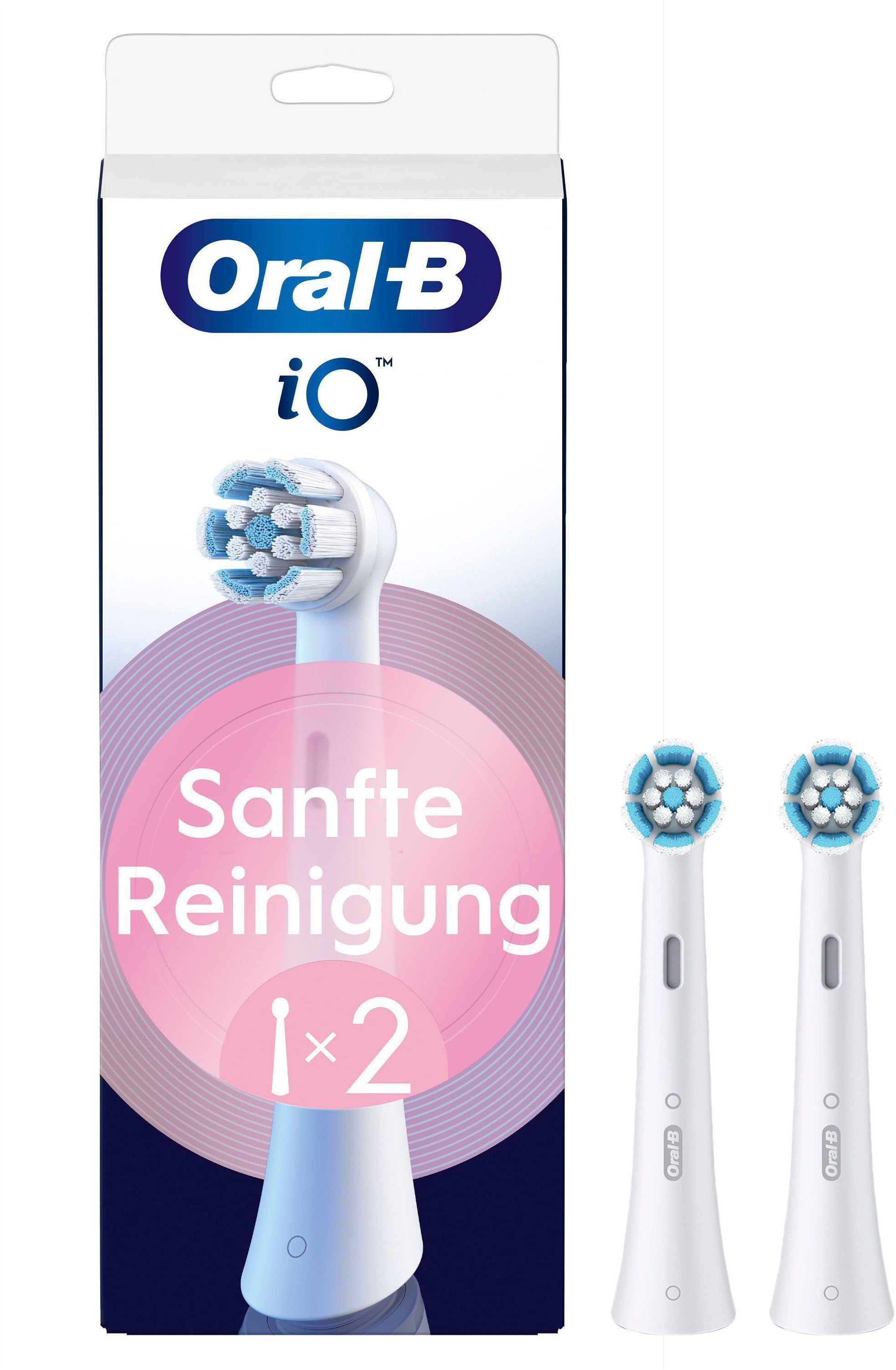 Oral-B Aufsteckbürsten »iO Sanfte Reinigung« fortschrittliche Plaque-Entfernung, für empfindliches Zahnfleisch