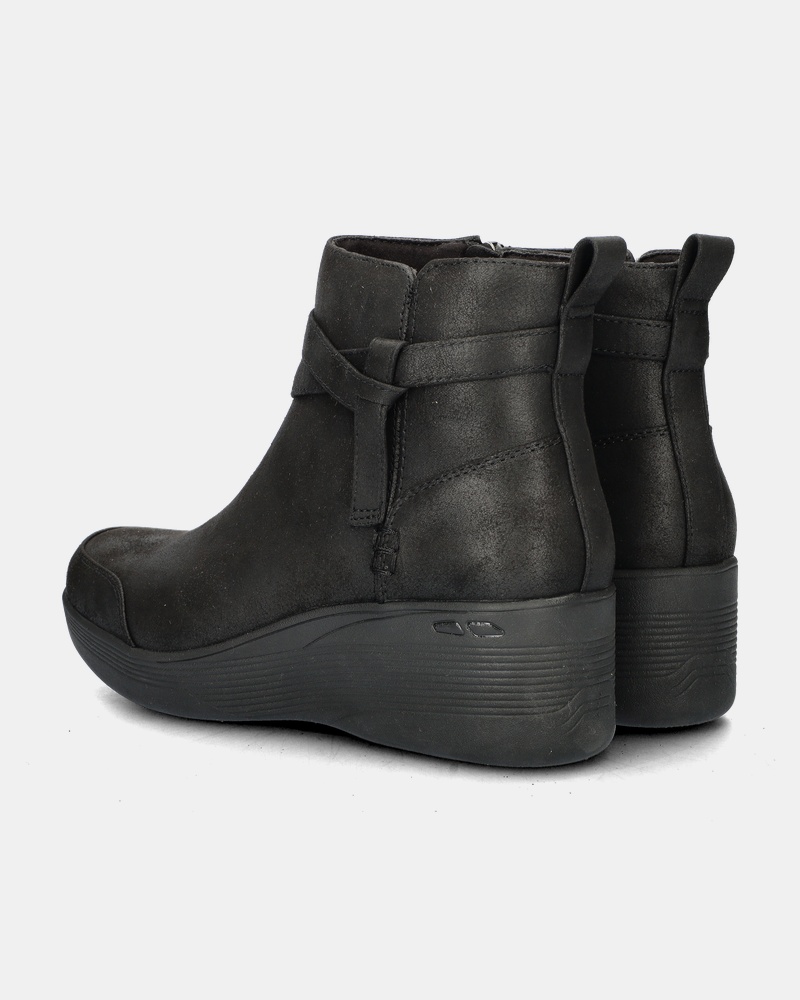 Skechers Pier-Lite Enkellaarsjes  - zwart