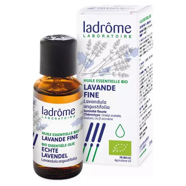 Óleo Essencial de Lavanda Orgânica Fina Ladrome 30ml