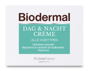 Biodermal Dag & Nachtcrème Alle Huidtypen Pot 50ML