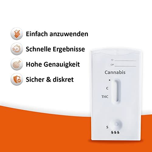self-diagnostics Cannabis (THC) 50 ng/ml Drogentest Kassette