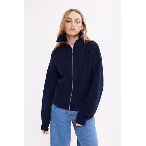 Envii Enwashington Cardigan, Navy Blazer, L