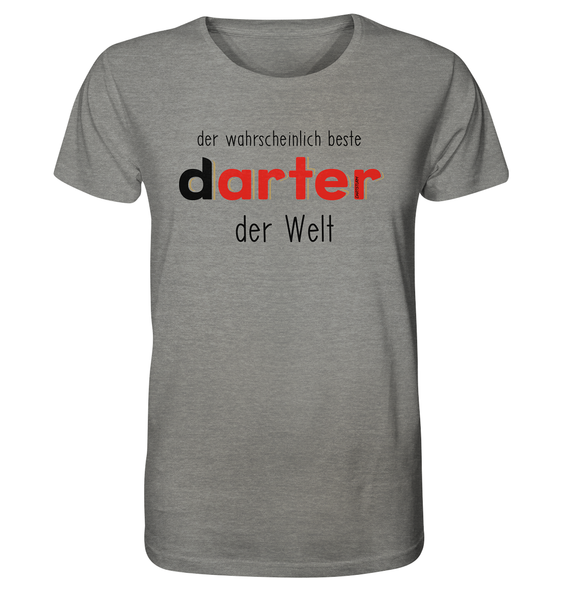 DartSturm - Der wahrscheinlich beste darter der Welt Schwarz - Organic Shirt