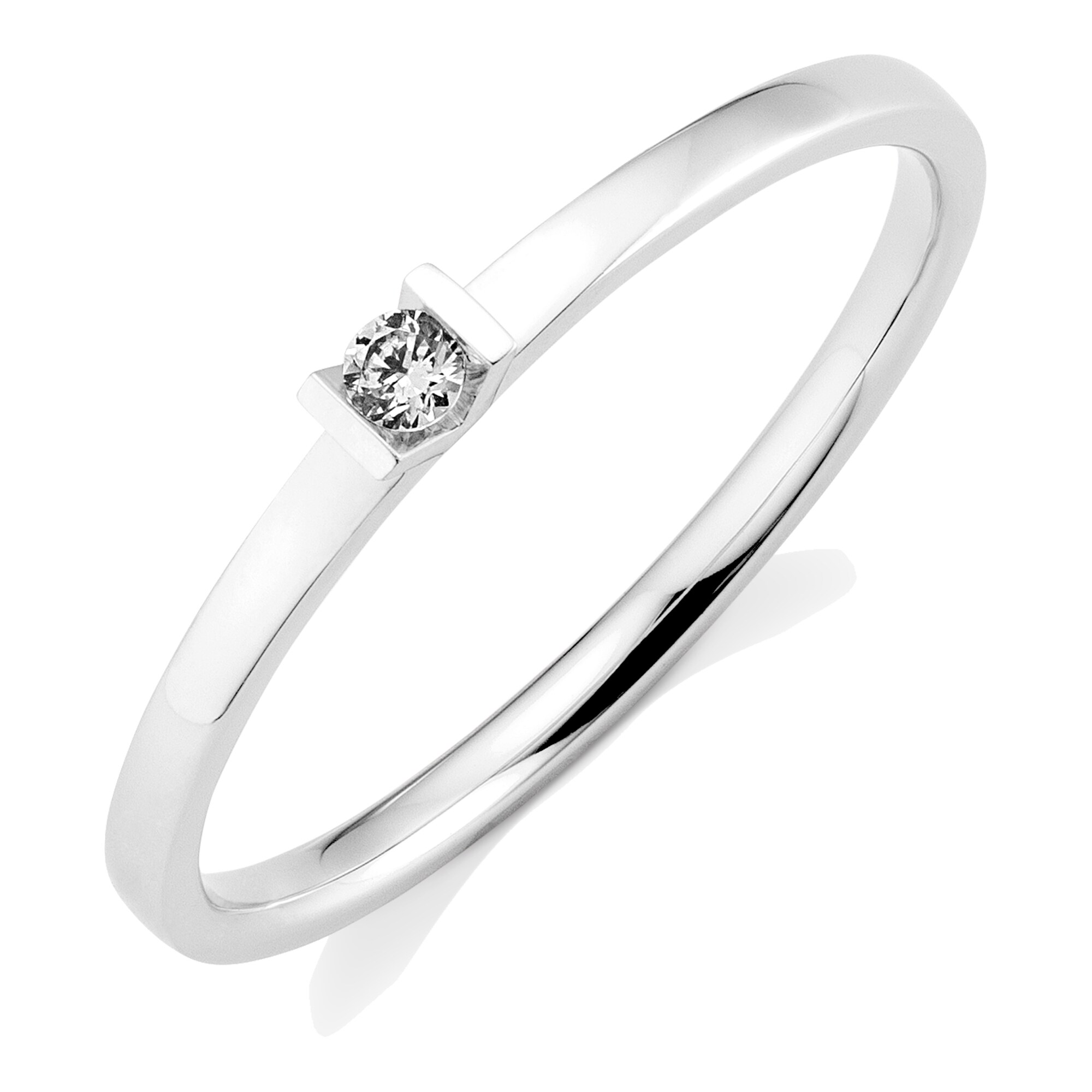 Orolino Ring 750 Gold mit Brillant 0,04ct.
