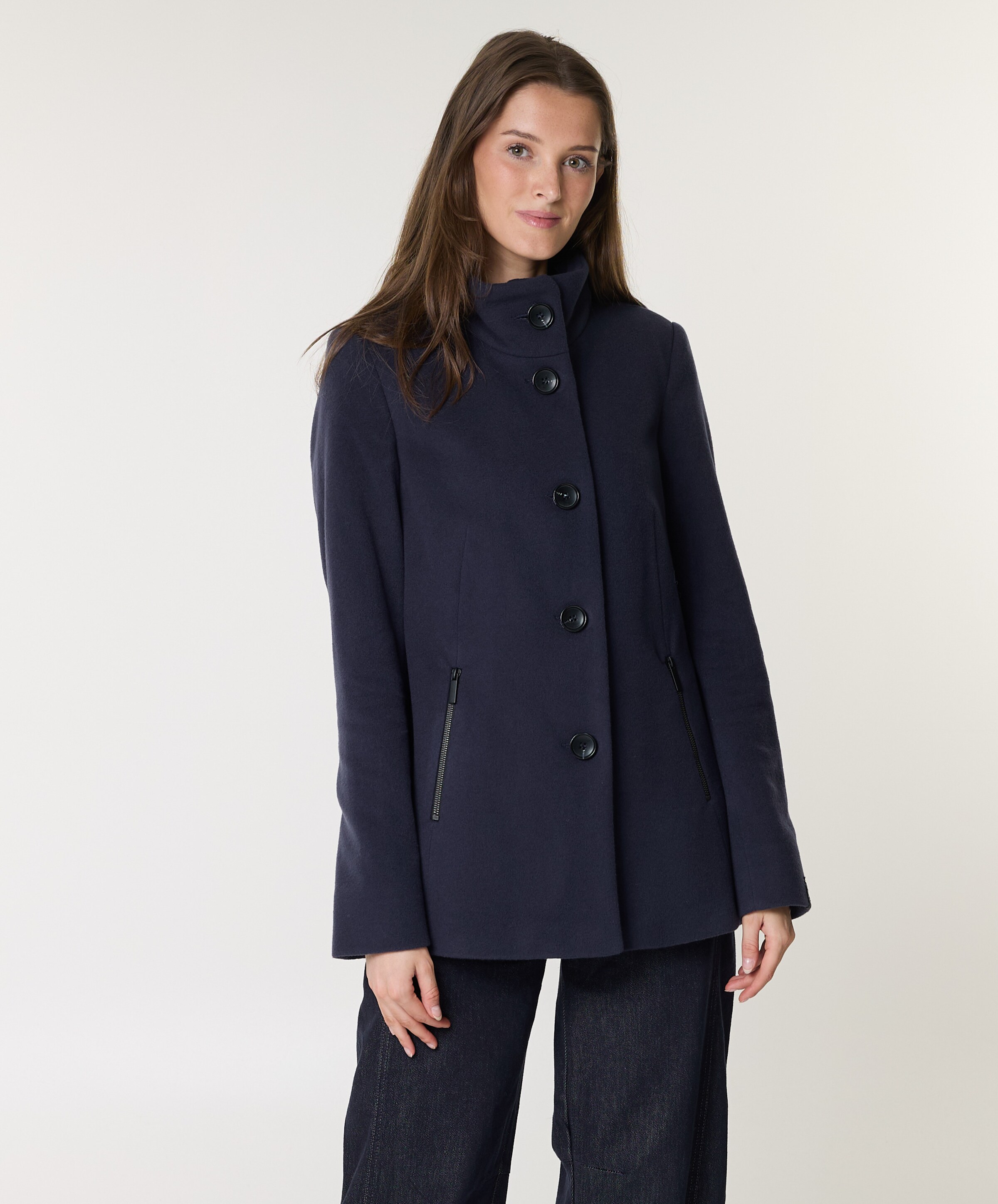 Milo Dames jas blauw