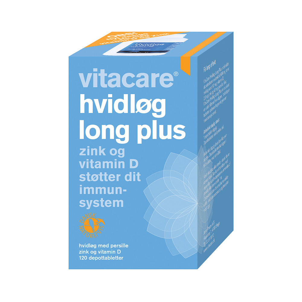 VitaCare Hvidløg Long Plus - 120 depottabl.