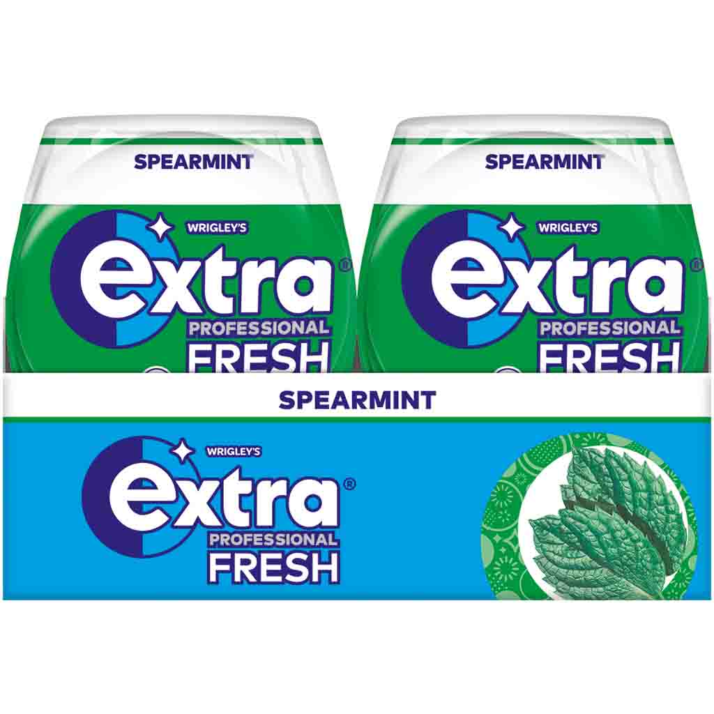 Wrigleys Extra Professional Fresh Spearmint 12x50er Dose MHD:15.12.25